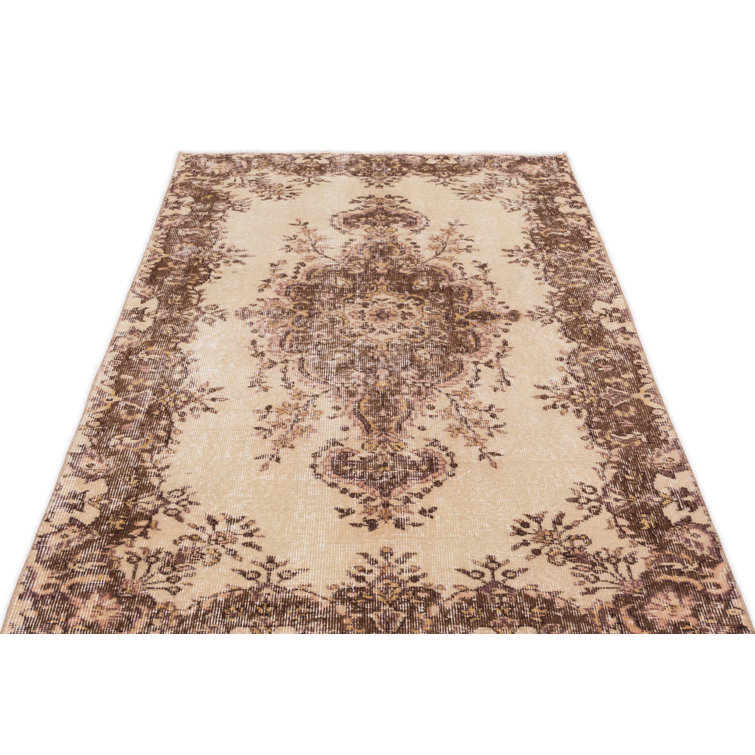 Latitude Vive Shipshewana Atina HandKnotted Wool Beige Rug Wayfair.co.uk